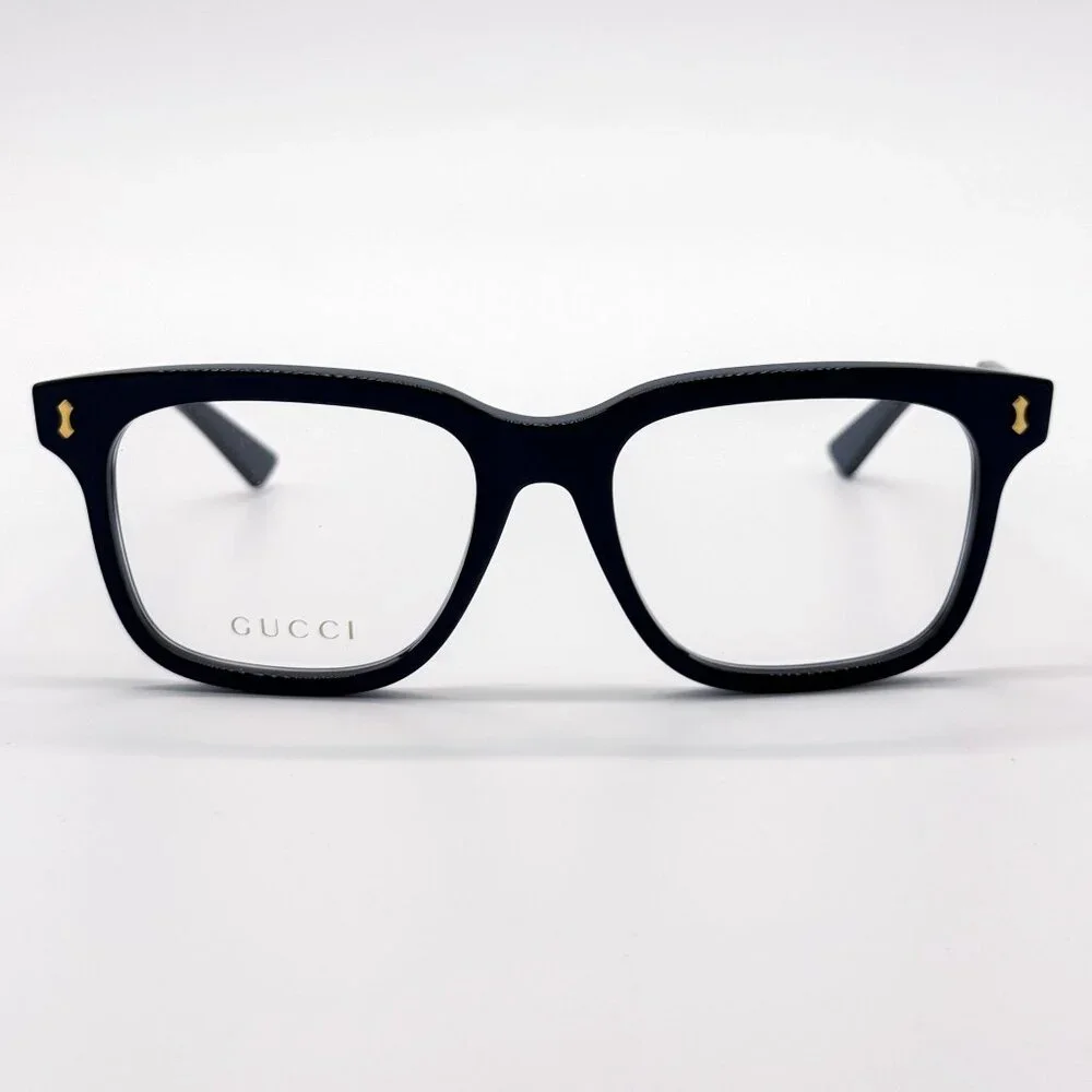 NEW GUCCI GG1265O 005 EYEGLASSES MEN BLUE EYEWEAR